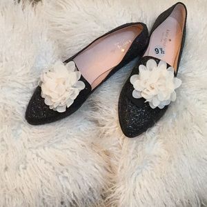 Beautiful glitter Kate spade loafers